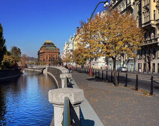 podzim v Praze